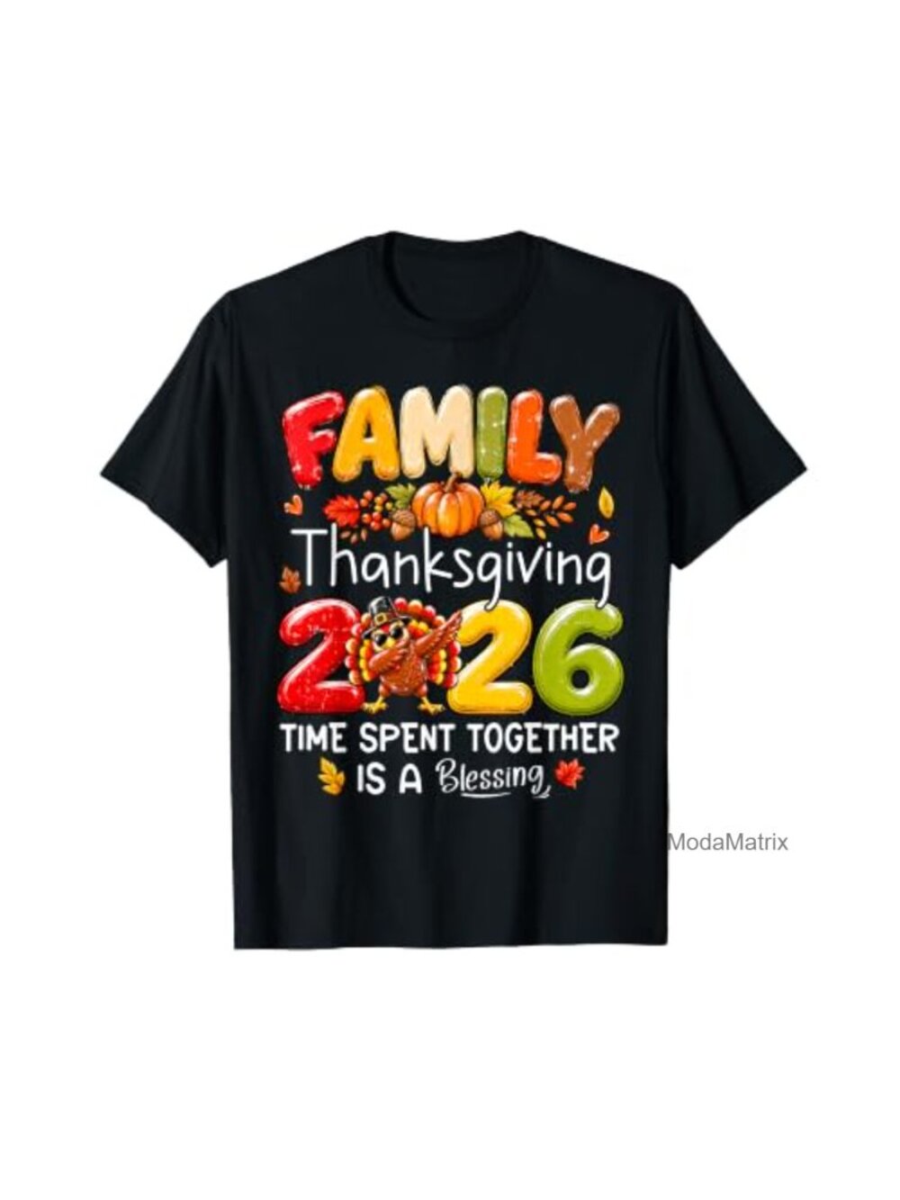 Thanksgiving Crew 2026 Family Matching Tee Classic Fit Double-Needle